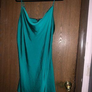 Green Slip Dress